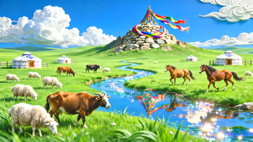 大草原无限风光