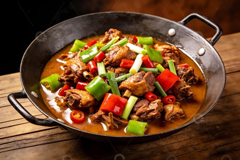 高清大图下载【趣麦麦图】啤酒鸭干锅鸭