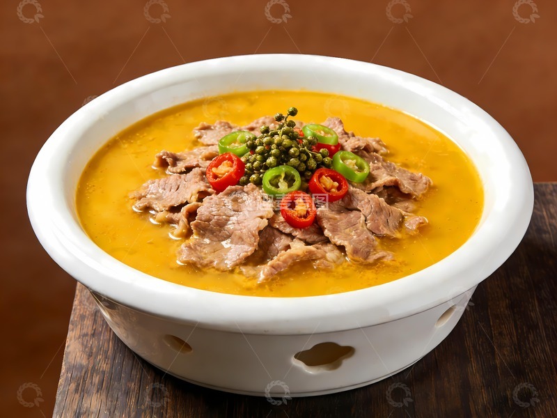 高清大图下载【趣麦麦图】酸汤肥牛图片