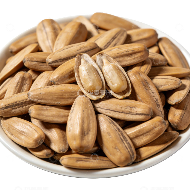 高清大图下载【趣麦麦图】一大盘白瓜子