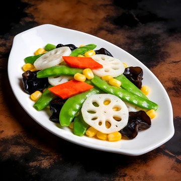 荷塘月色田园小炒