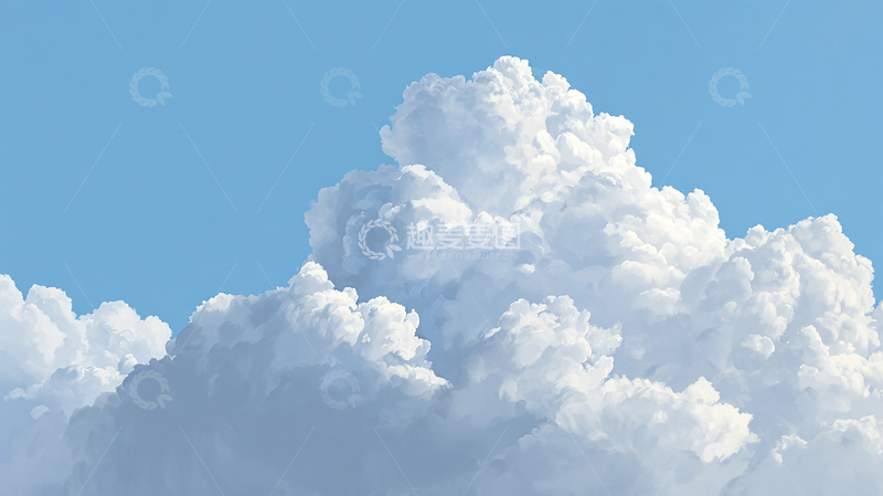 高清大图下载【趣麦麦图】云朵层层叠叠壮丽