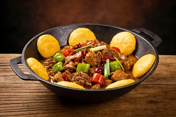 铁锅炖大鹅铁锅炖