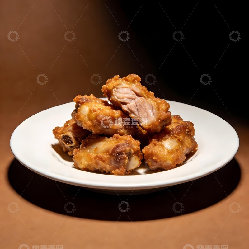 高清大图下载【趣麦麦图】蒜香骨蒜香排骨