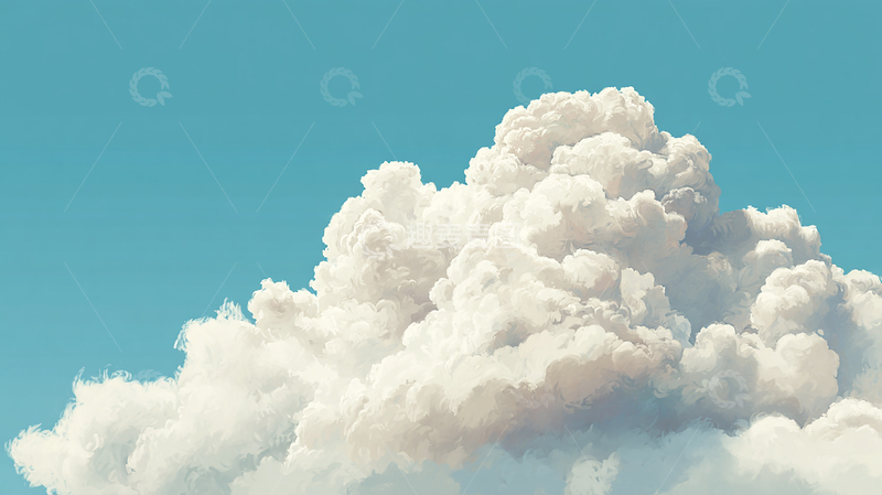 高清大图下载【趣麦麦图】白云朵朵天空遐想