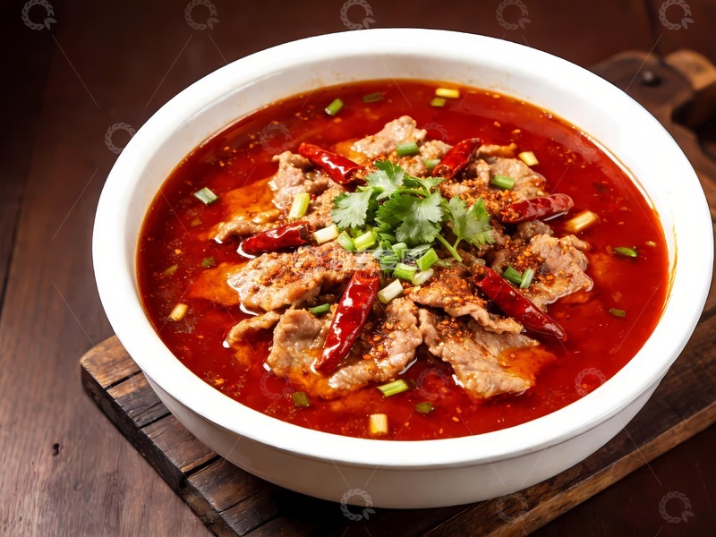 高清大图下载【趣麦麦图】水煮肉片图片