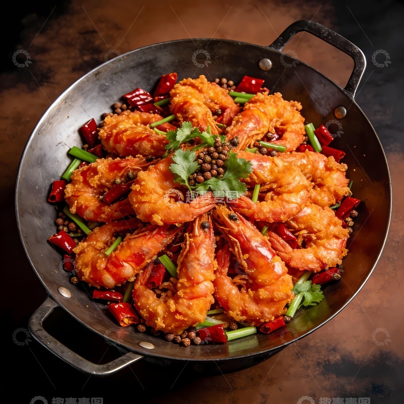高清大图下载【趣麦麦图】麻辣香锅 香辣虾