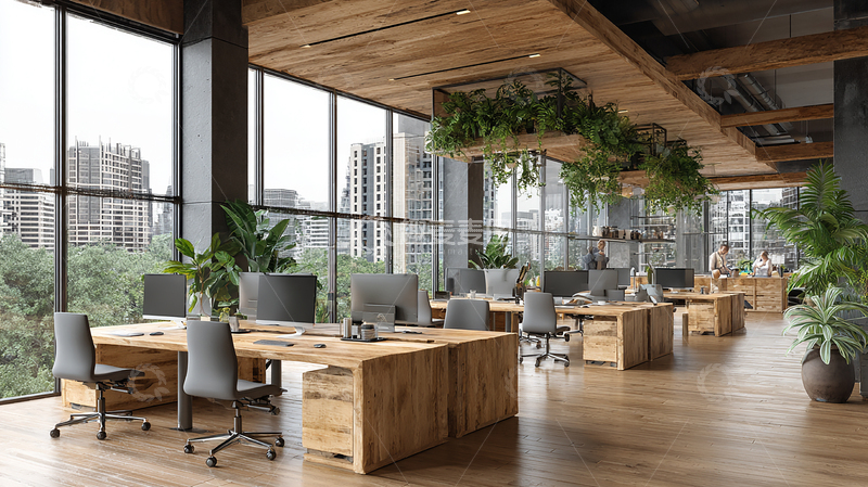 高清大图下载【趣麦麦图】现代办公空间设计