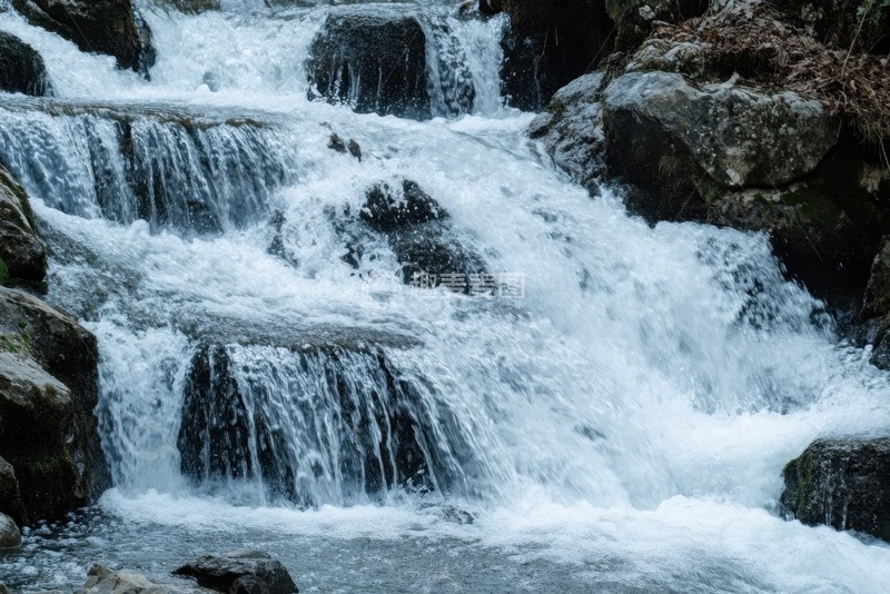 高清大图下载【趣麦麦图】瀑布水流自然美景