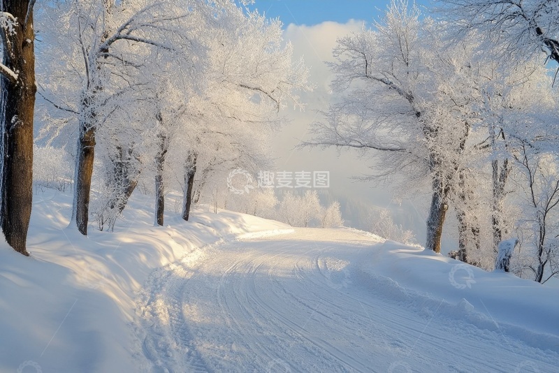 高清大图下载【趣麦麦图】冬季雪景白雪美景