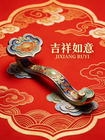 吉祥如意传统装饰图案设计素材