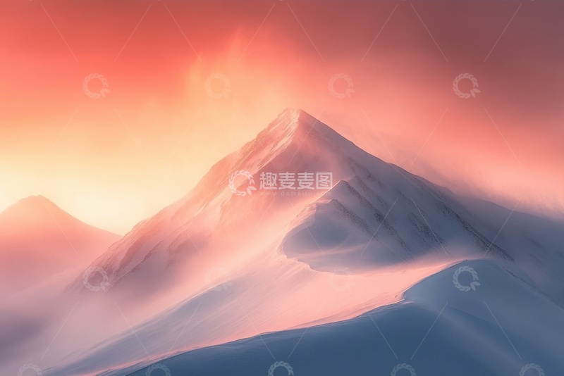 高清大图下载【趣麦麦图】-山峰云雾高山美景