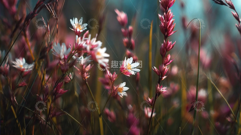 高清大图下载【趣麦麦图】浅香幽丛里的黄蕊疏花