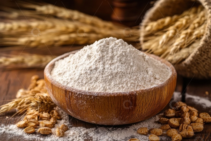 高清大图下载【趣麦麦图】一碗白色的面粉
