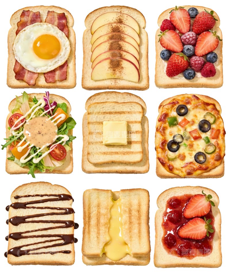 源文件下载【趣麦麦图】各种吐司素材15