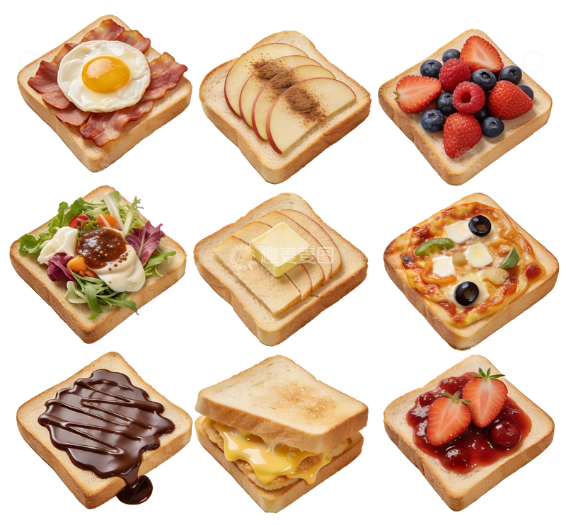 源文件下载【趣麦麦图】各种吐司素材14