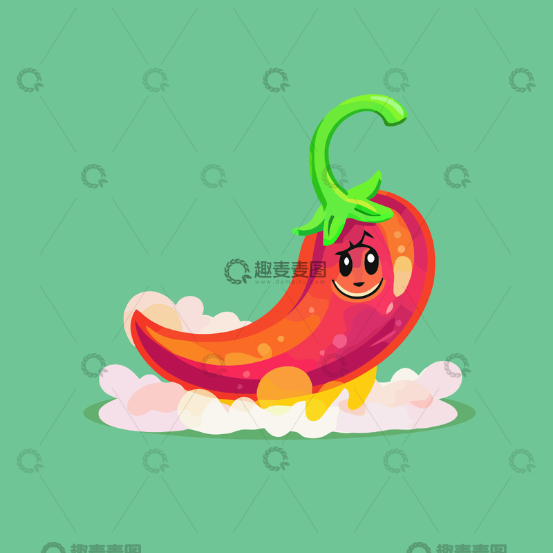源文件下载【趣麦麦图】可爱卡通辣椒拟人化形象