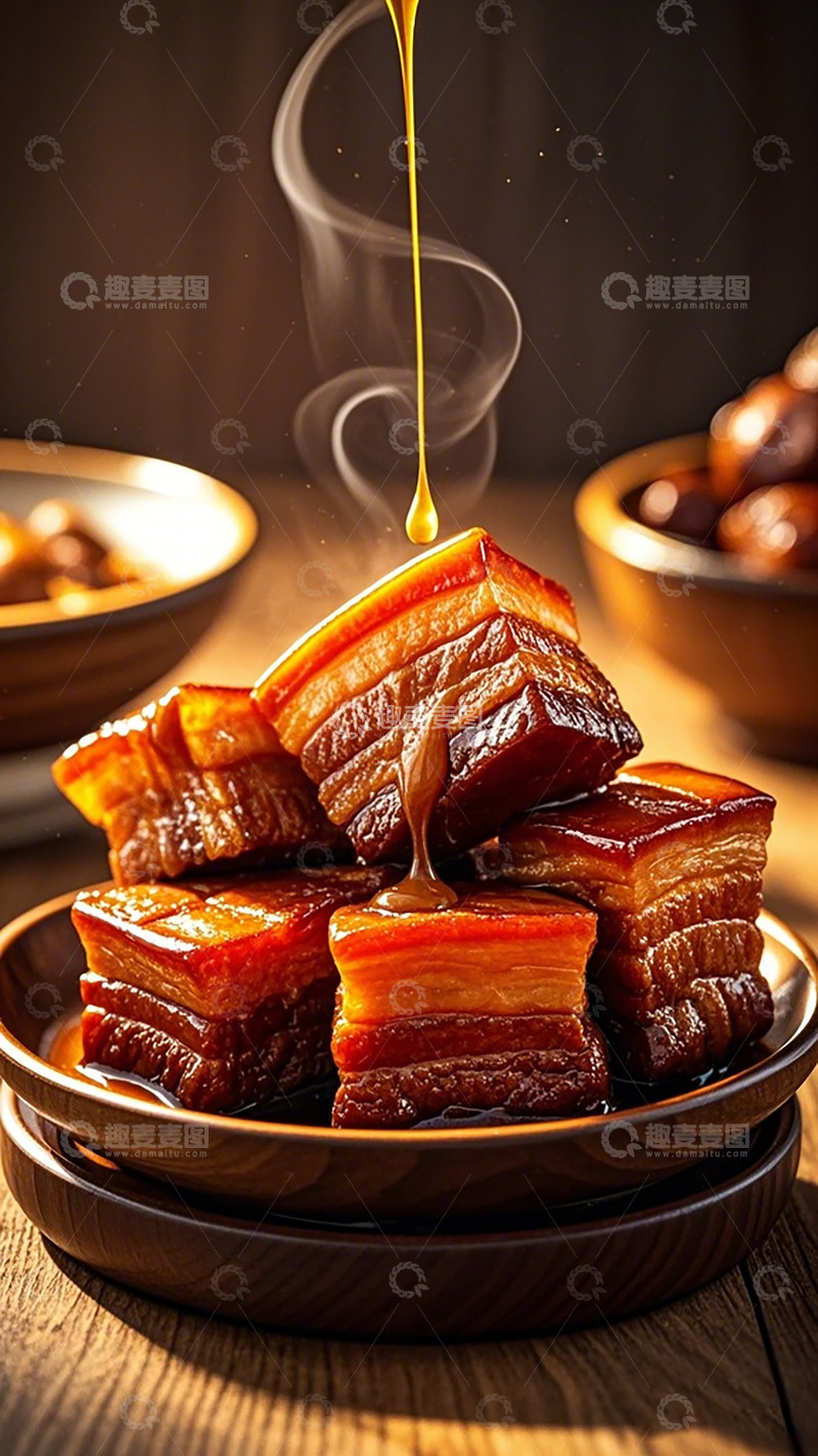高清大图下载【趣麦麦图】美食摄影五花肉佳肴