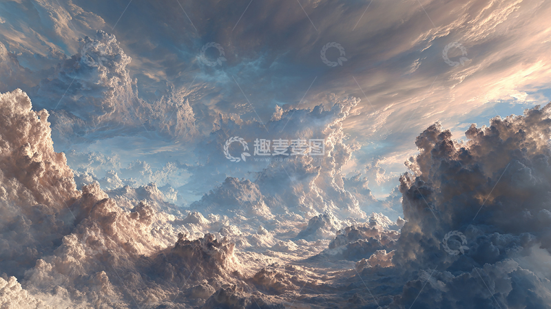 高清大图下载【趣麦麦图】梦幻云海壮丽景色