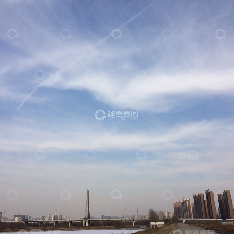 高清大图下载【趣麦麦图】蓝天白云风景