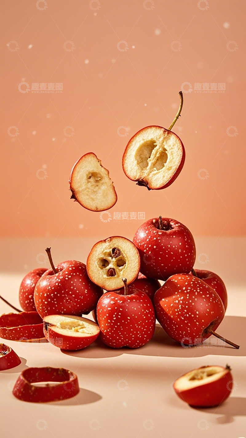 高清大图下载【趣麦麦图】山楂水果创意摄影设计素材