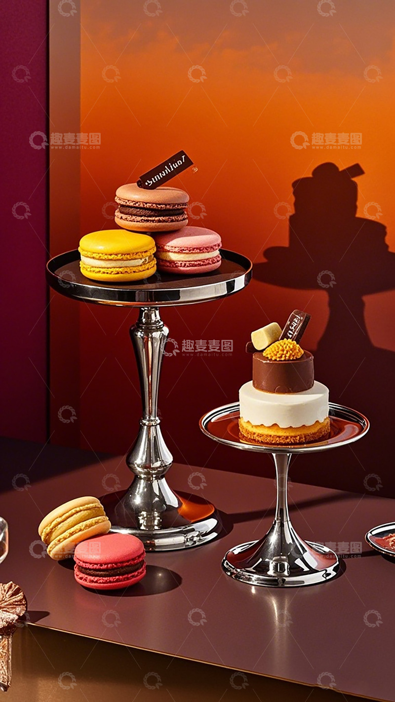 高清大图下载【趣麦麦图】精致甜点展示摄影