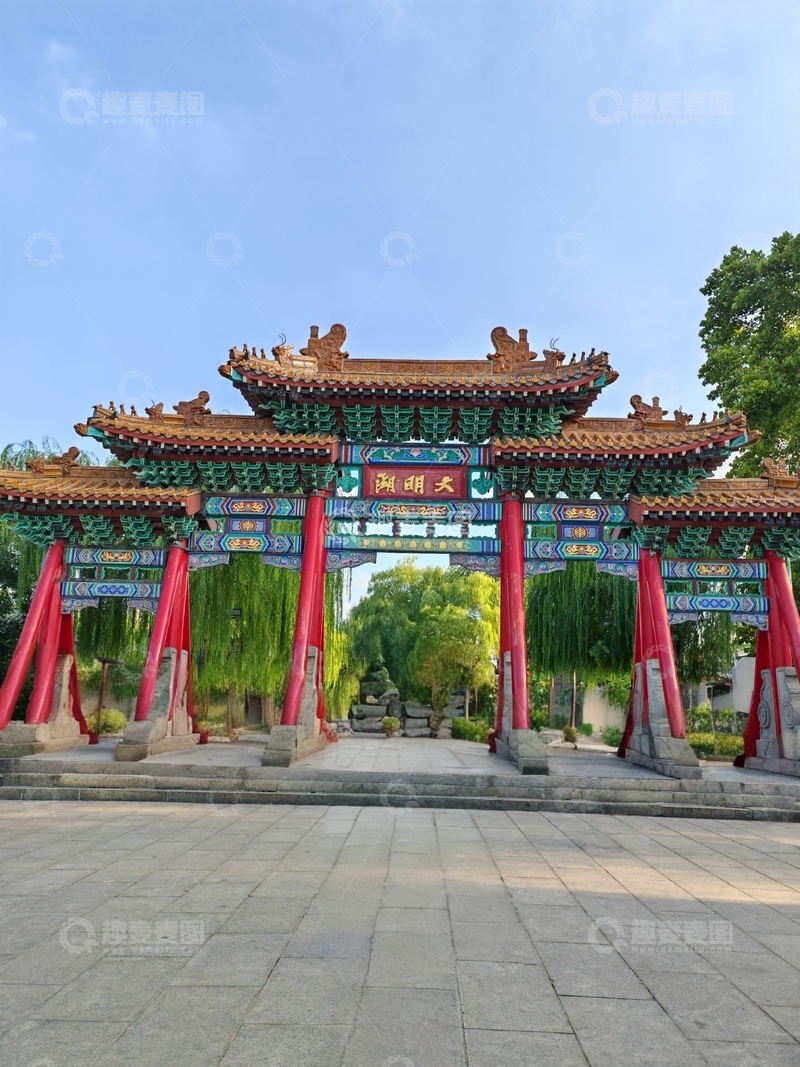 高清大图下载【趣麦麦图】古典中式牌楼风光