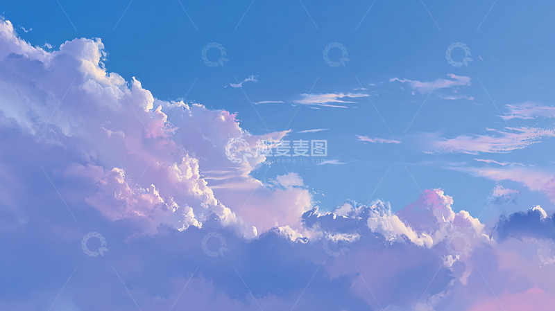 高清大图下载【趣麦麦图】宁静天空云卷云舒