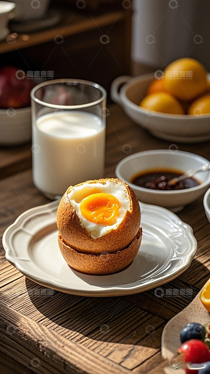 高清大图下载【趣麦麦图】早餐美食摄影图