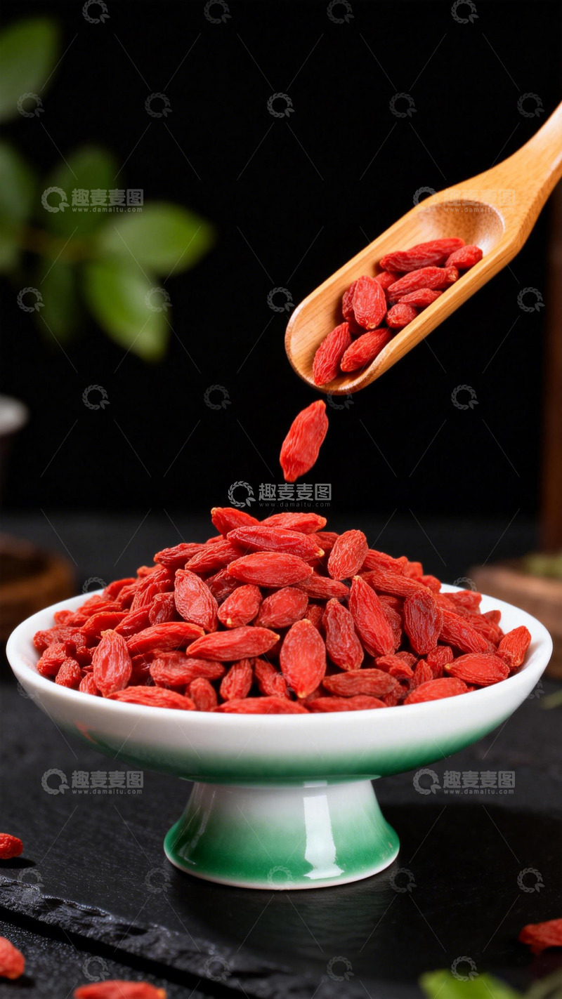 高清大图下载【趣麦麦图】红枸杞特写美食摄影