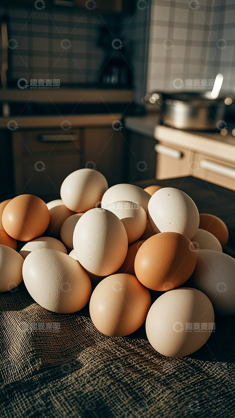 高清大图下载【趣麦麦图】温馨厨房鸡蛋静物摄影