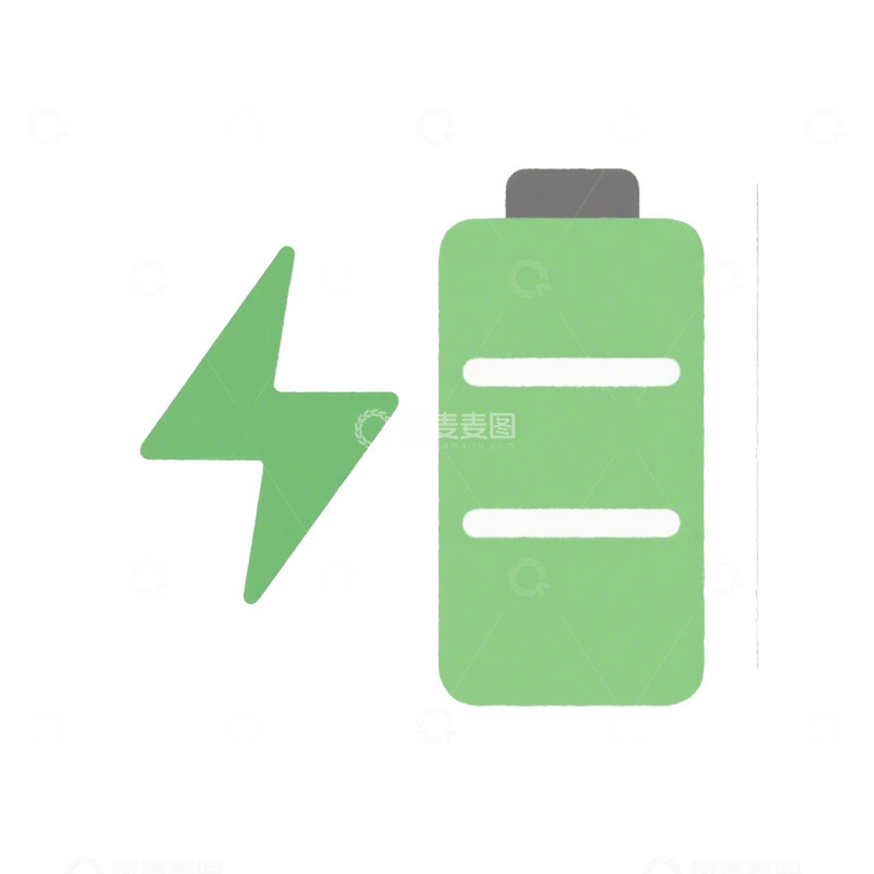高清大图下载【趣麦麦图】充电图标免抠元素