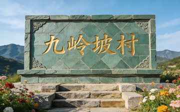 石板村标山水风景
