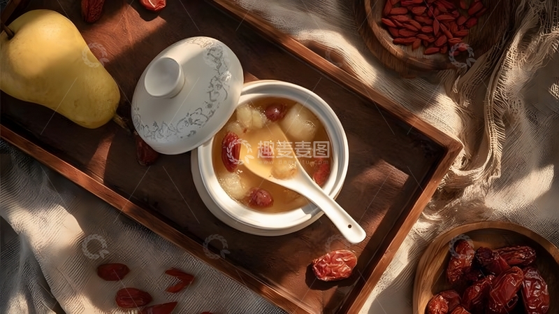 高清大图下载【趣麦麦图】温馨养生汤品静物摄影