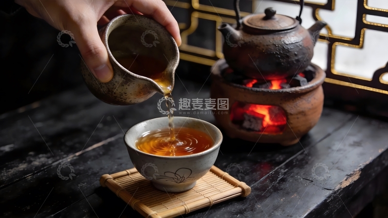 高清大图下载【趣麦麦图】传统茶具泡茶静物摄影