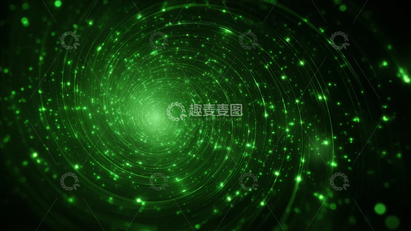 高清大图下载【趣麦麦图】晶点光缕间的螺旋织网