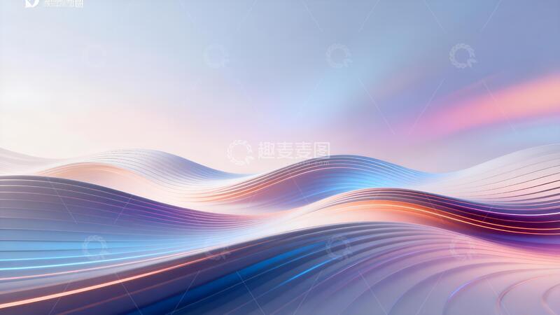 高清大图下载【趣麦麦图】彩纹丝缕间的锦浪清穹