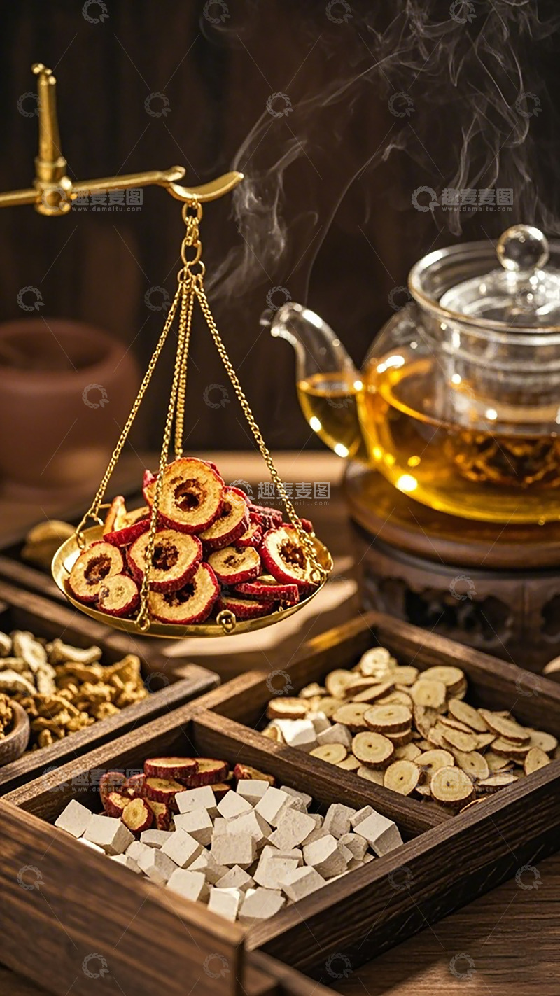 高清大图下载【趣麦麦图】中药养生壶静物摄影