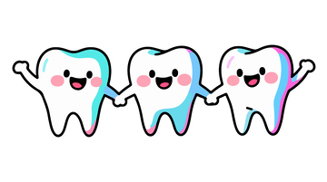 卡通牙齿欢乐形象设计