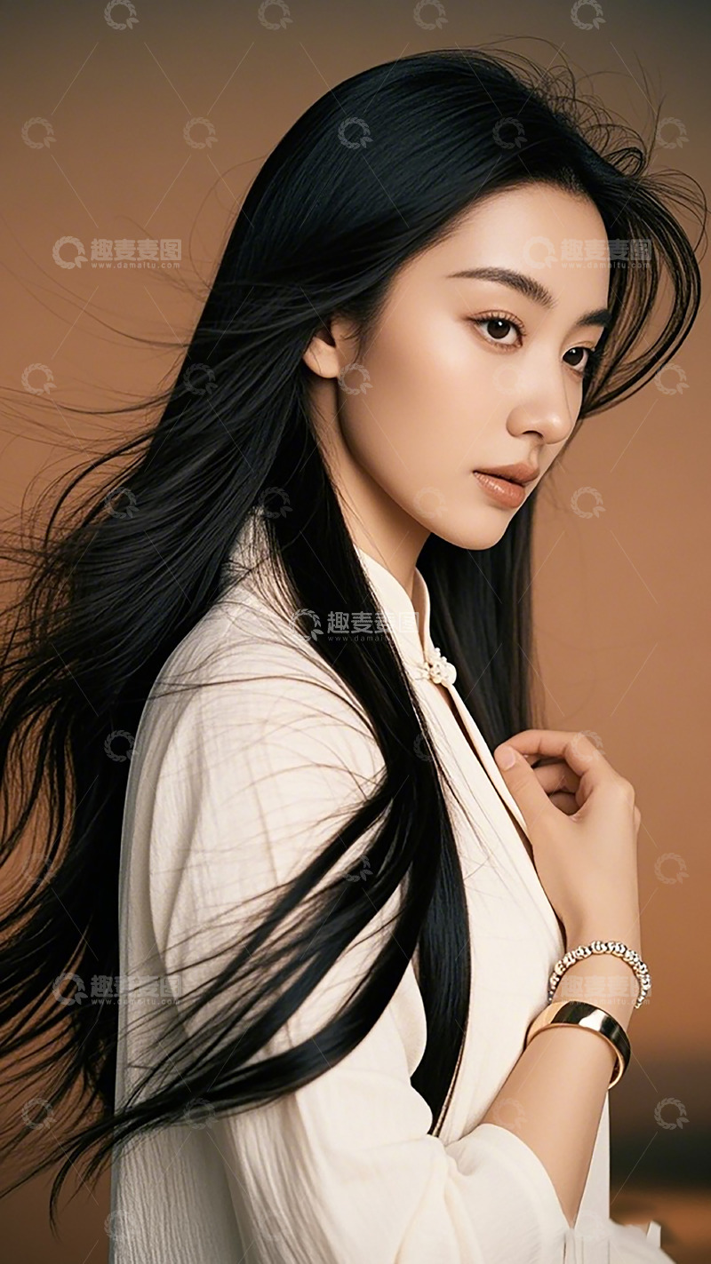 高清大图下载【趣麦麦图】时尚女性肖像写真
