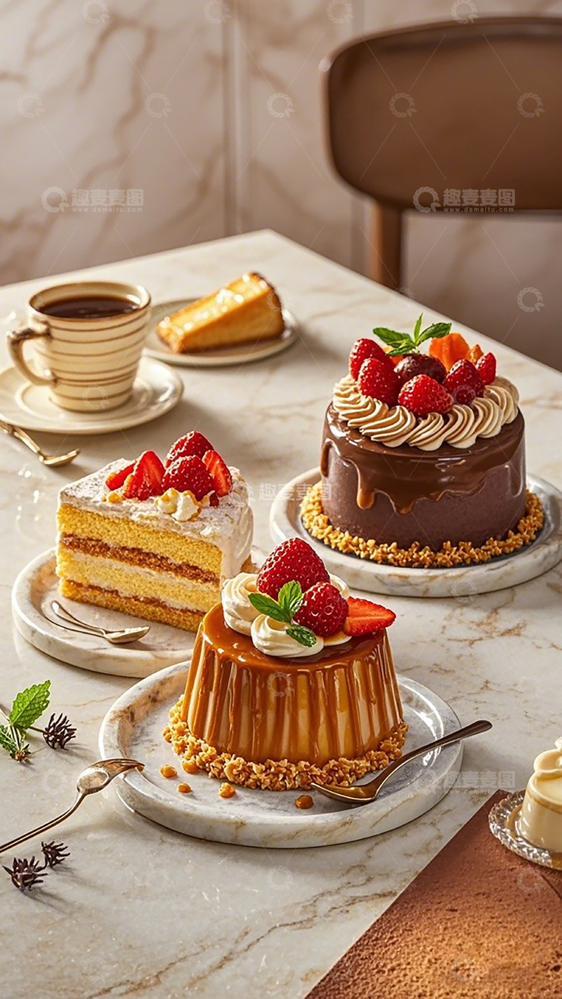 高清大图下载【趣麦麦图】精致甜点下午茶美食摄影