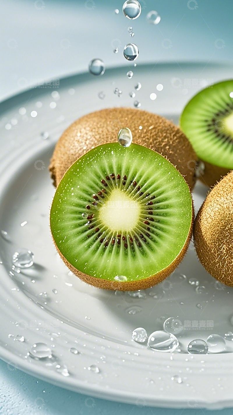 高清大图下载【趣麦麦图】清新猕猴桃美食摄影