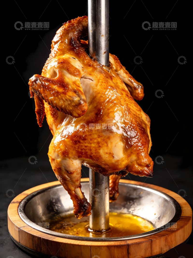 高清大图下载【趣麦麦图】一只钢管鸡图片