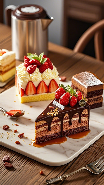 精致甜点美食摄影