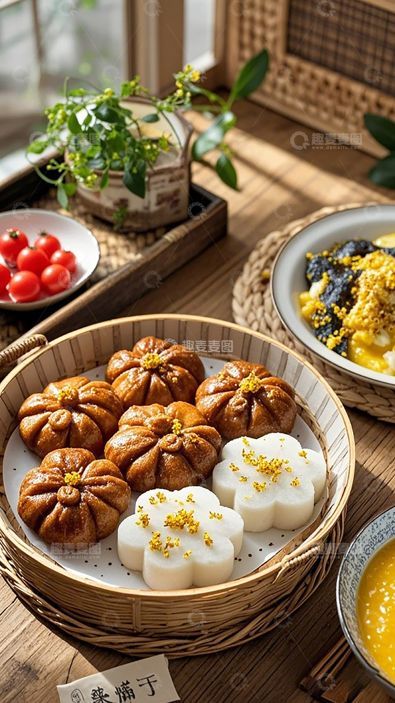 高清大图下载【趣麦麦图】中式传统糕点美食摄影