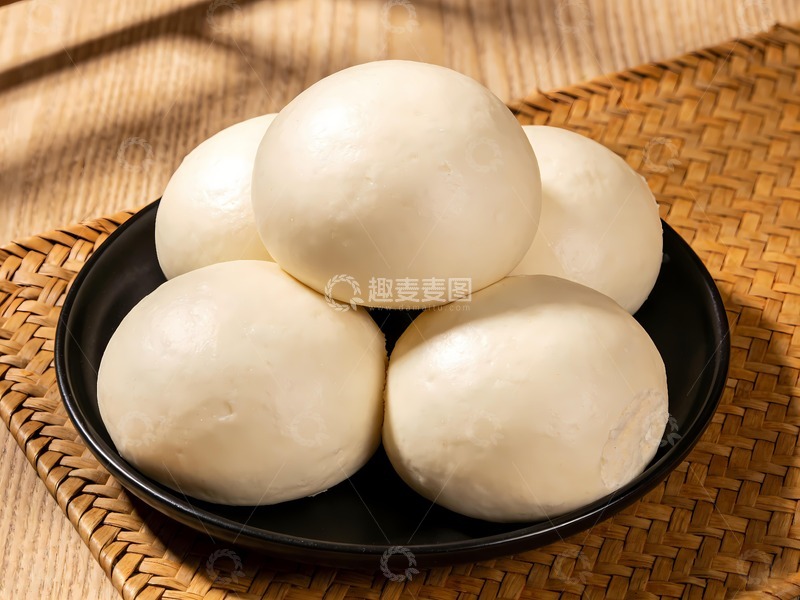 高清大图下载【趣麦麦图】家常主食馒头