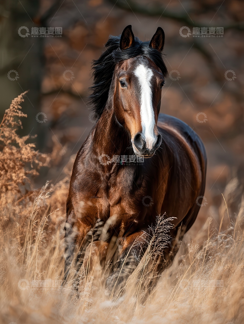 高清大图下载【趣麦麦图】奥尔登堡马 舒展  灵动 