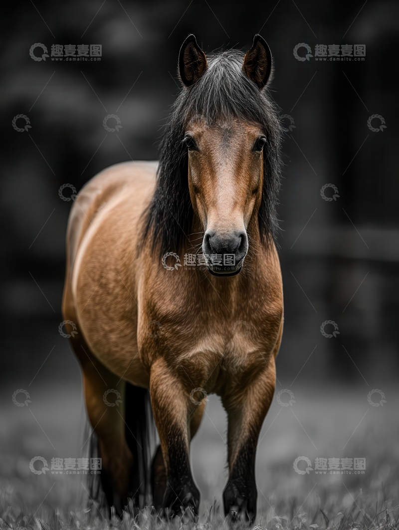 高清大图下载【趣麦麦图】奥尔登堡马 舒展  全能  