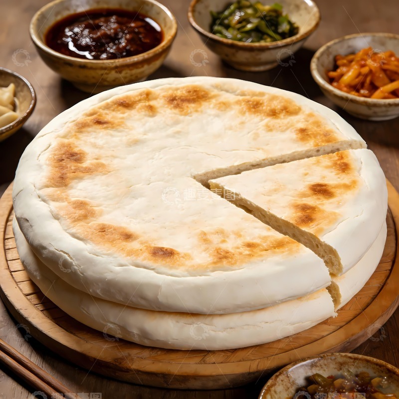 高清大图下载【趣麦麦图】陕西美食锅盔