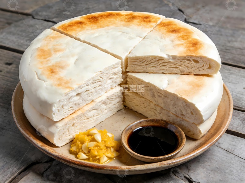 高清大图下载【趣麦麦图】一盘美食锅盔美食